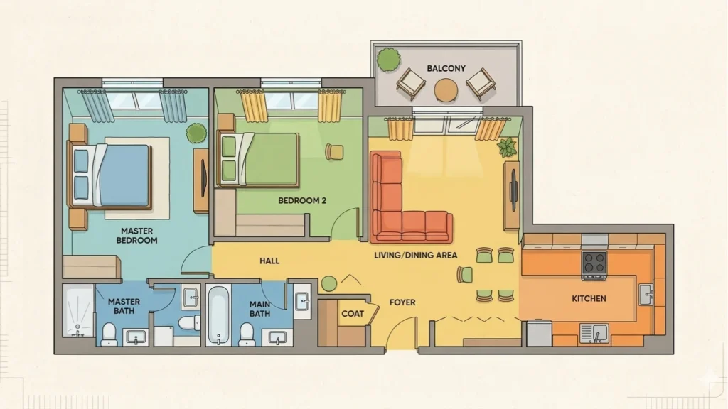 2 Bedroom House