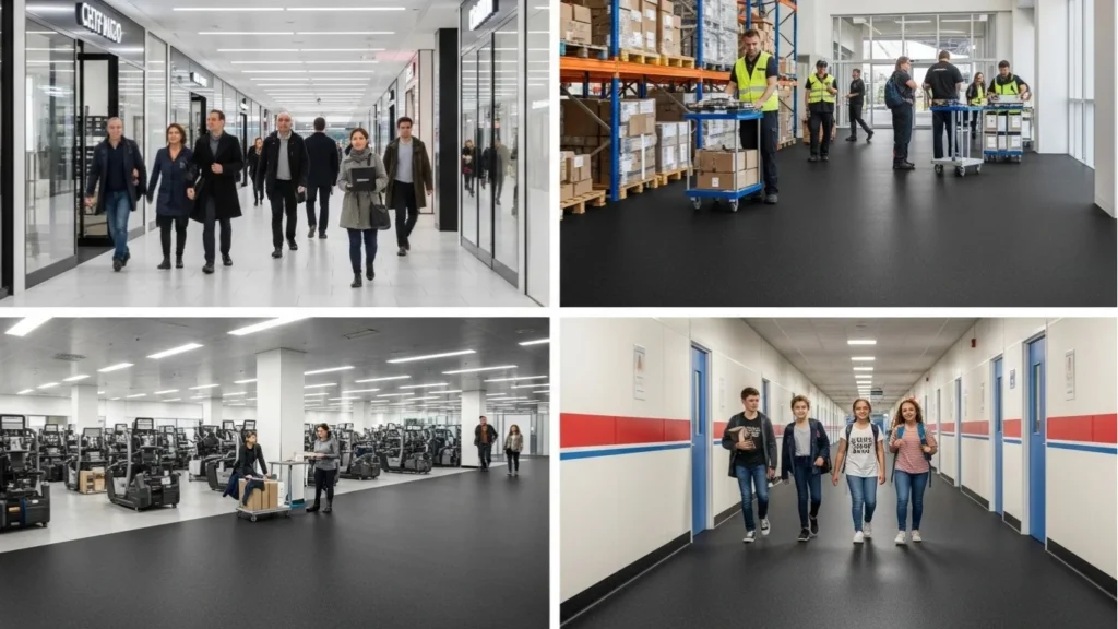 Durable Rubber Flooring