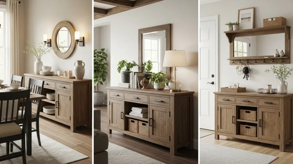Rustic Farmhouse Sideboard