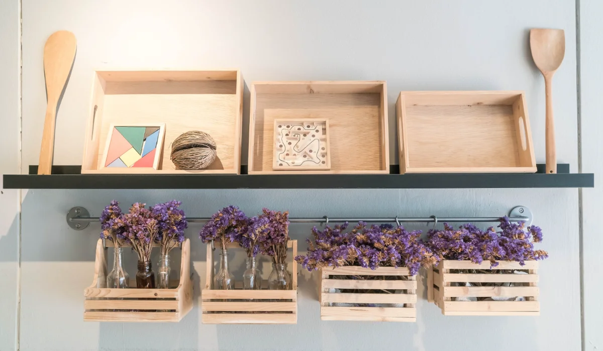 Custom Floating Shelves